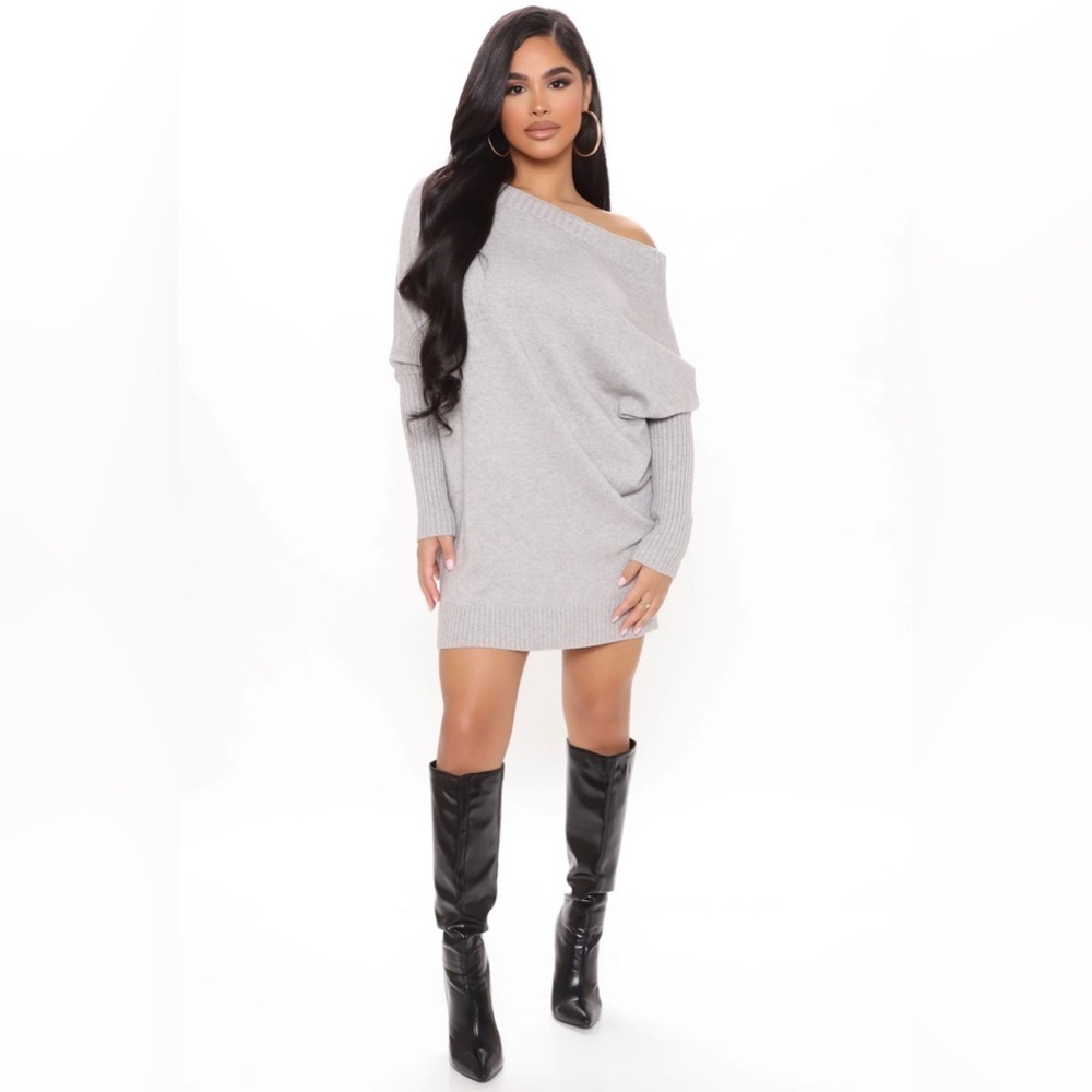 Fashion Nova Mini Sweater Dress